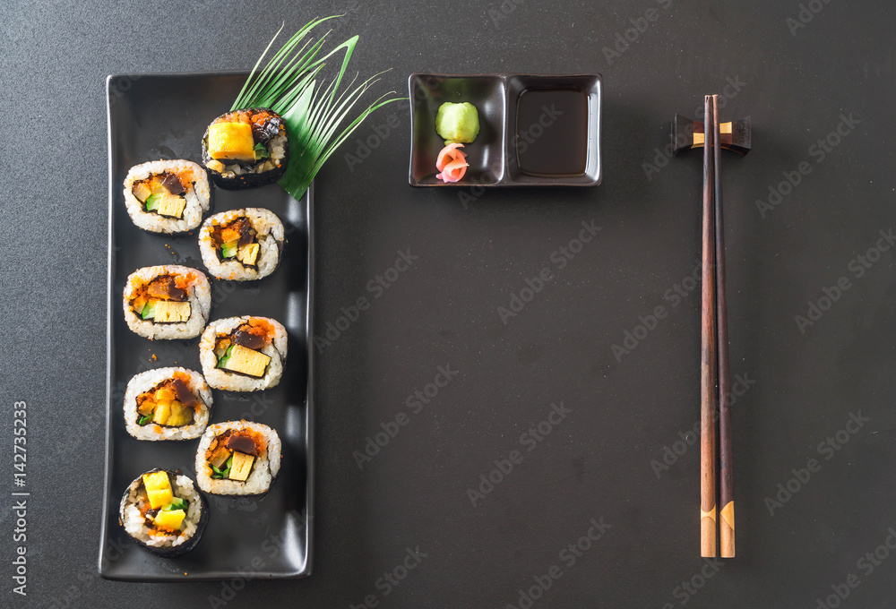 sushi roll - japanese food style