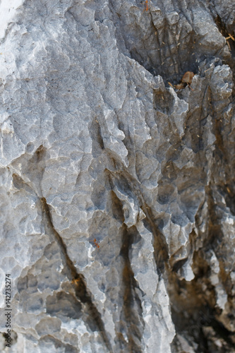 Stone texture on mountain side
