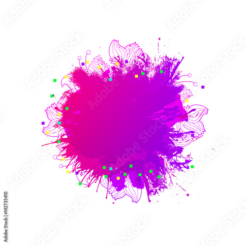 Magic blob artistic background