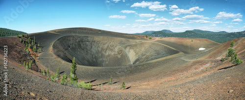 Tableau sur toile Crater of Cinder Cone, Lassen Volcanic National Park