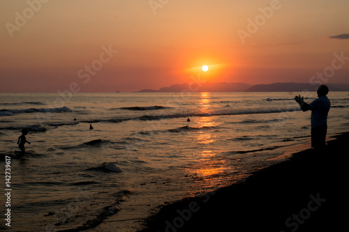 Beach sunset