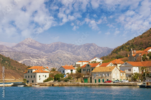Seaside village of Lepetane. Bay of Kotor, Montenegro © Olga Iljinich