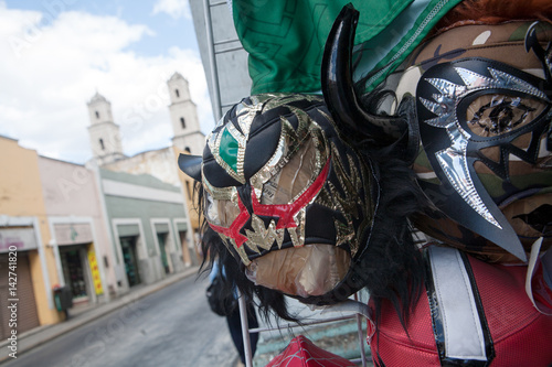 mexican wrestling mask in store  © Richard Leo Johnson