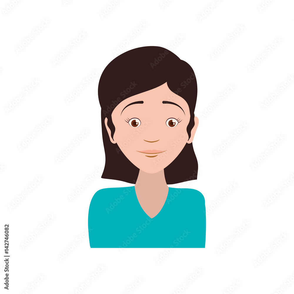 female woman adult young vector icon illustration female woman adult young vector icon illustration