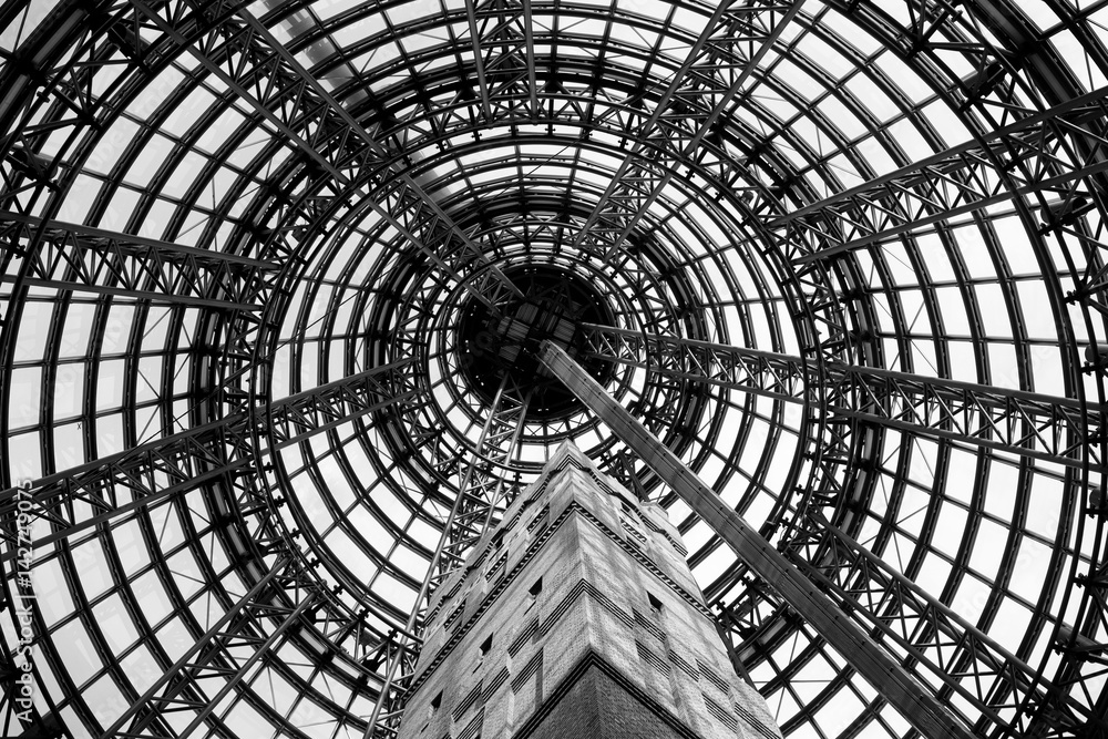 Black and White Architecture Detail