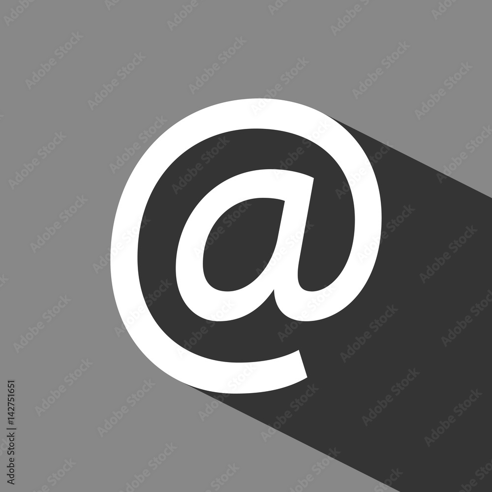email icon stock vector illustration flat design email icon stock vector illustration flat design