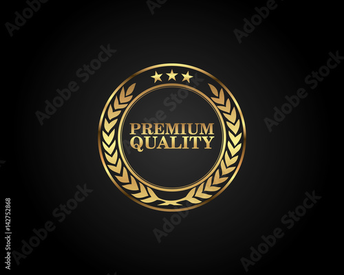Premium Quality Badge Gold