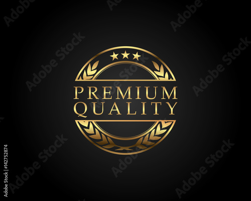 Premium Quality Badge Gold