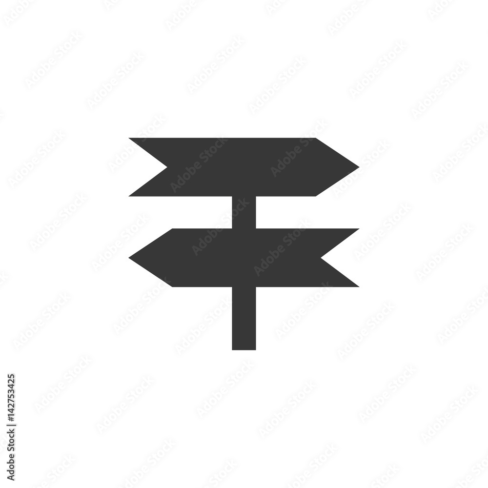 Signpost icon. Simple illustration. Signpost icon. Simple illustration.