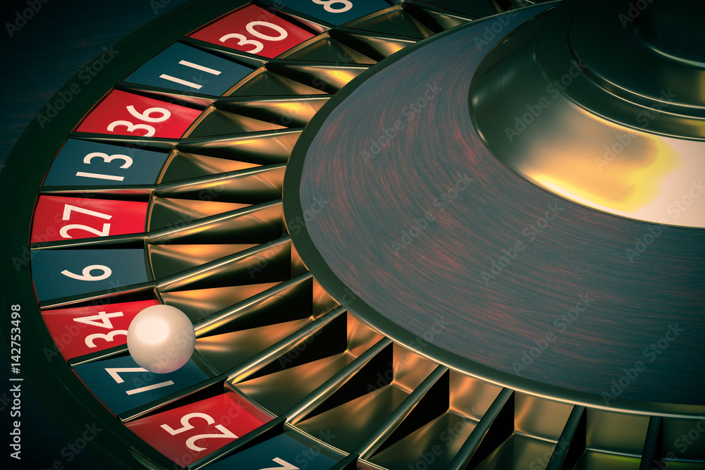 3D rendered illustration of casino roulette. Gambling concept. 3D rendered illustration of casino roulette. Gambling concept.
