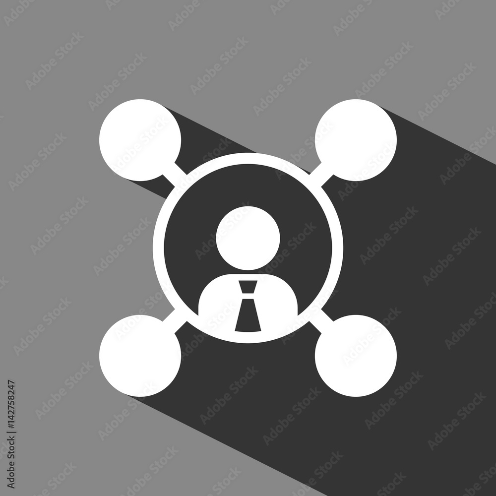 users of social networks icon stock vector illustration flat design users of social networks icon stock vector illustration flat design