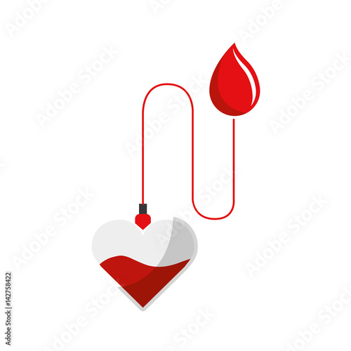 red drop blood donation transfusion