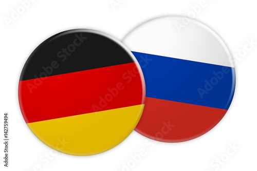News Concept: Germany Flag Button On Russia Flag Button, 3d illustration on white background Free Download News Concept: Germany Flag Button On Russia Flag Button, 3d illustration on white background - GFXLoad