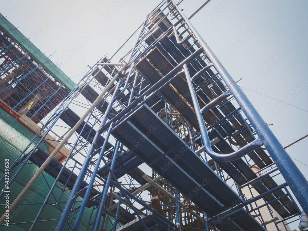 high steel scaffolding