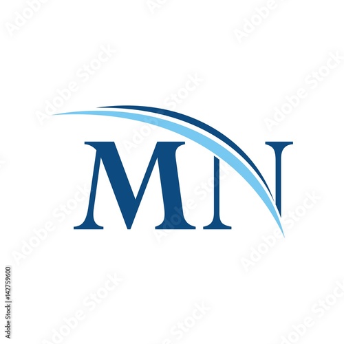 letter m and n logo vector.