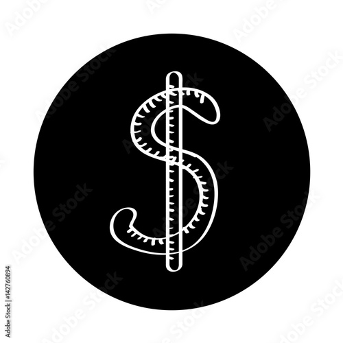 money symbol isolated icon vector illustration design