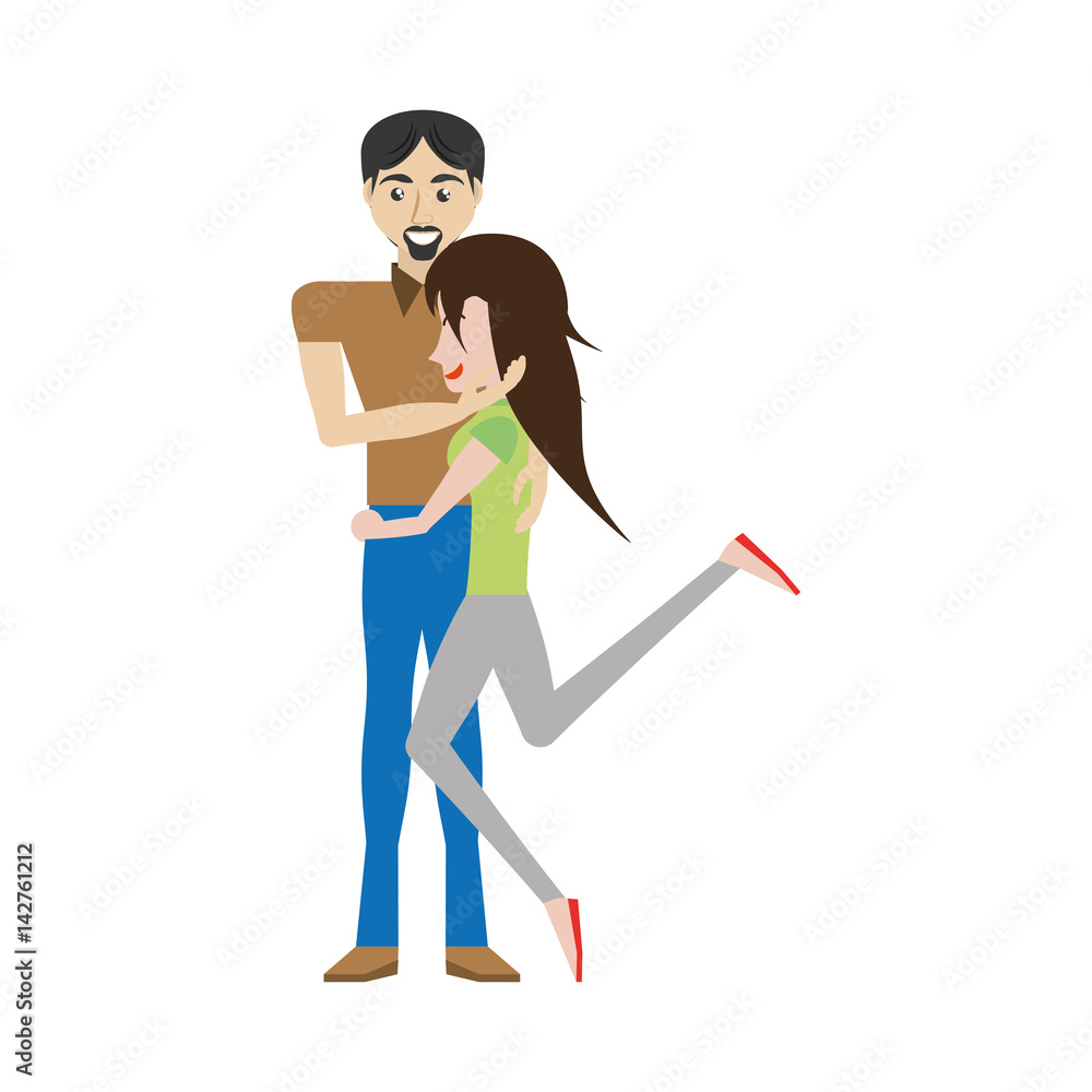 funny couple romantic image vector illustration eps 10 funny couple romantic image vector illustration eps 10