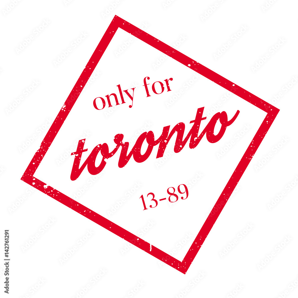 Only For Toronto rubber stamp. Grunge design with dust scratches. Effects can be easily removed for a clean, crisp look. Color is easily changed. Only For Toronto rubber stamp. Grunge design with dust scratches. Effects can be easily removed for a clean, crisp look. Color is easily changed.