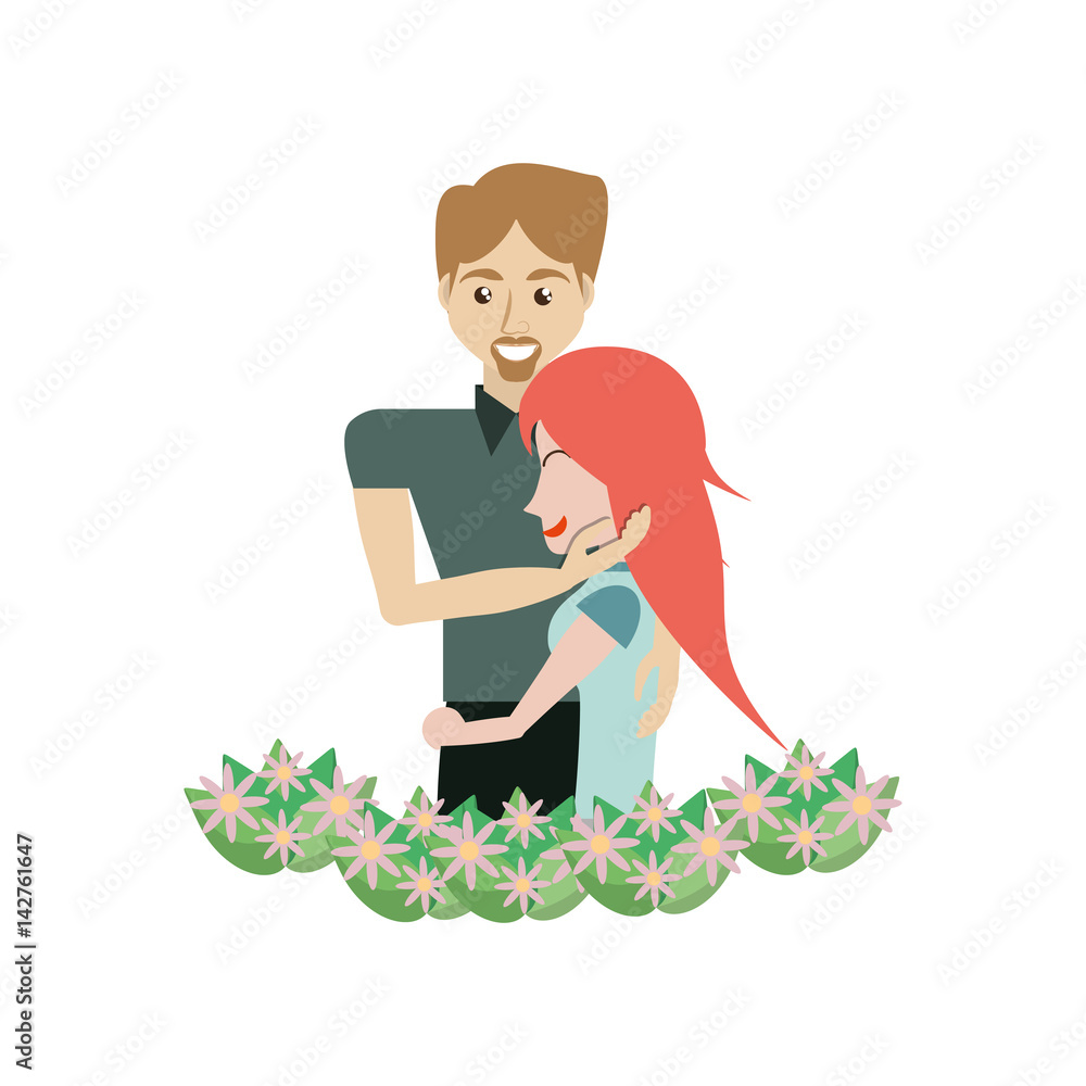 young couple romantic image vector illustration eps 10 young couple romantic image vector illustration eps 10