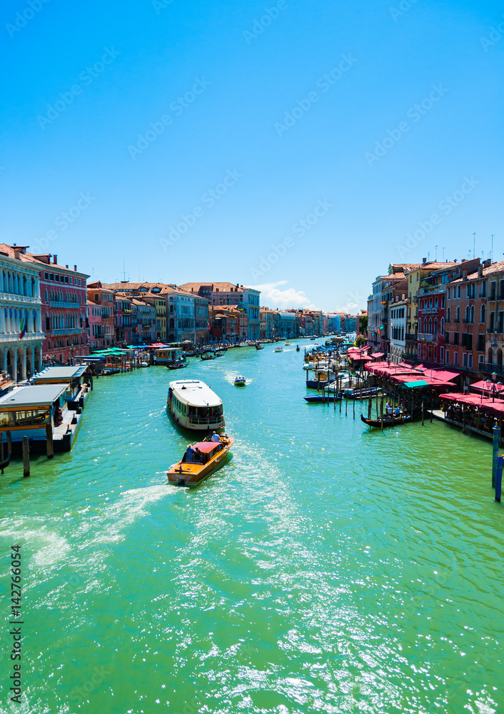 Obraz premium View of Grand Canal, Venice Italy