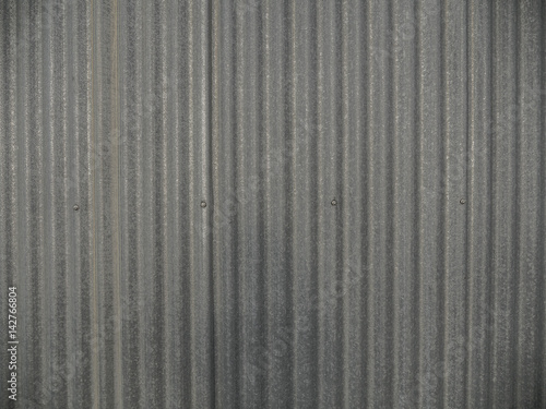 Corrugated tin wall