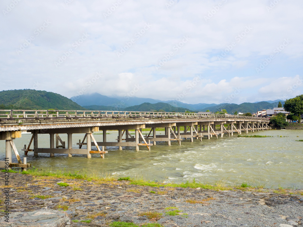 Togetsukyo Bridge in Arashiyama, Kyoto