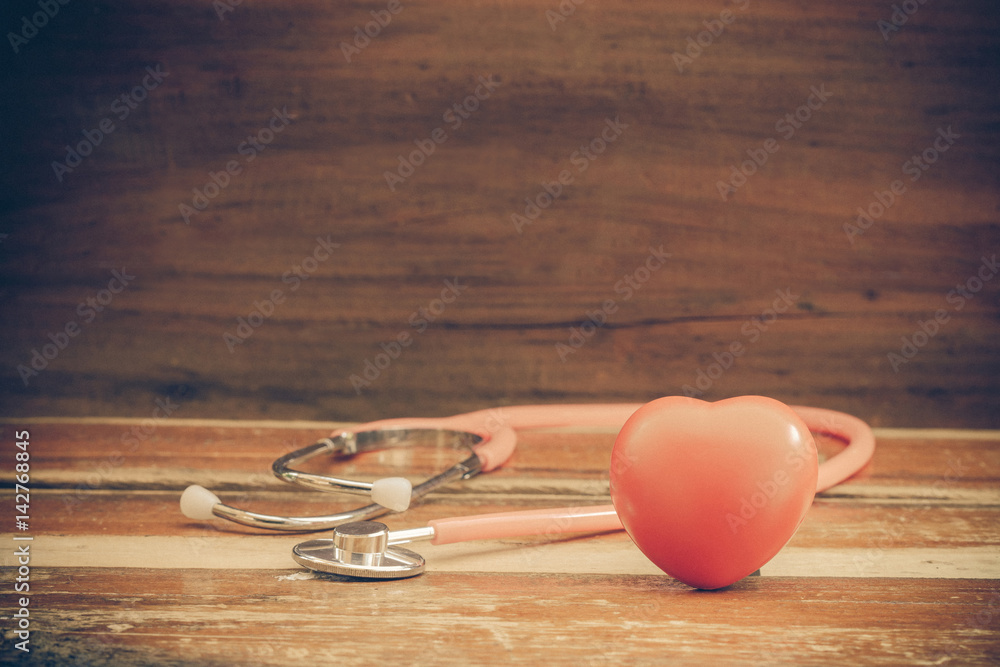 still life red heart and stethoscope on wood still life red heart and stethoscope on wood