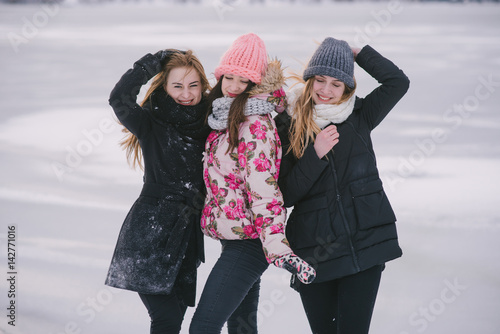 girls in nature