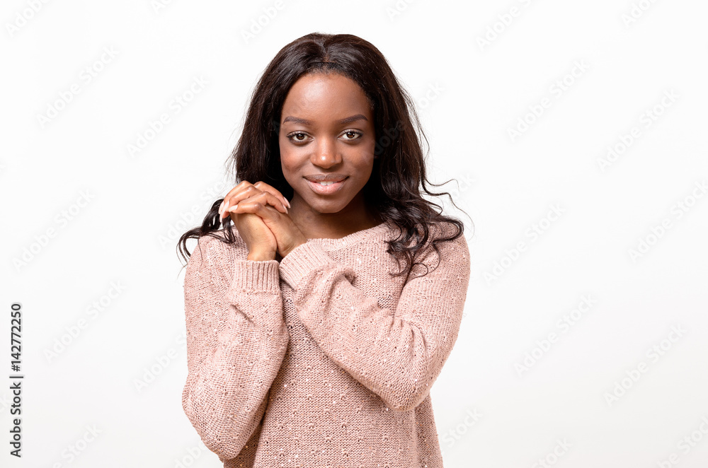 Excited elated young woman Excited elated young woman