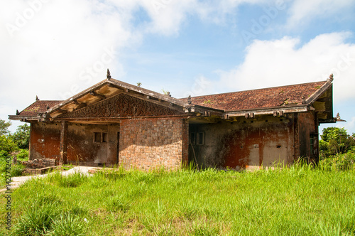 Abandoned "Black Palace" by King Sihanouk Bokor National Park , Kampot Province, Cambodia