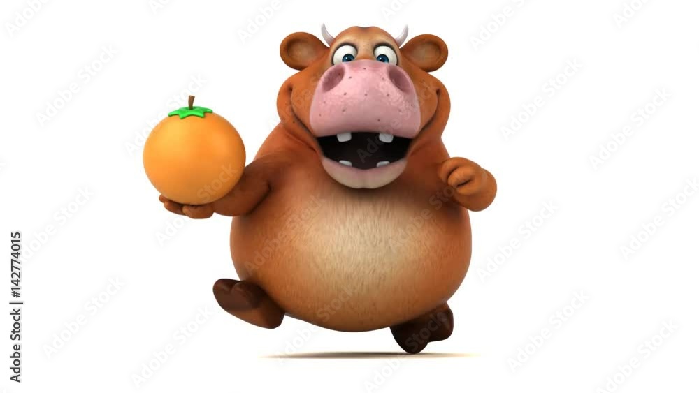 Fun cow - 3D Animation Fun cow - 3D Animation