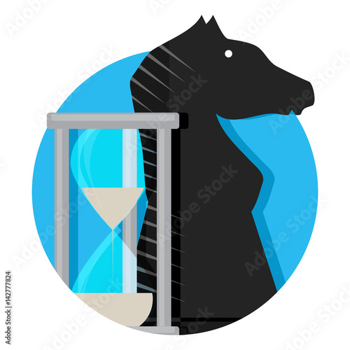 Time and strategy icon