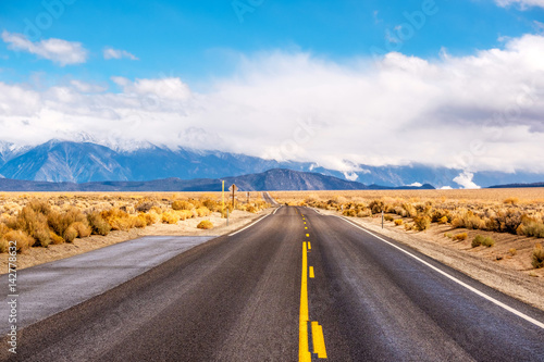 Open highway in California