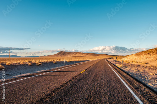 Open highway in California