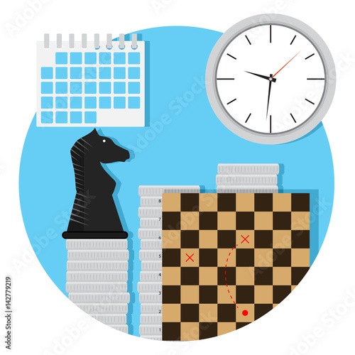 Business strategy icon