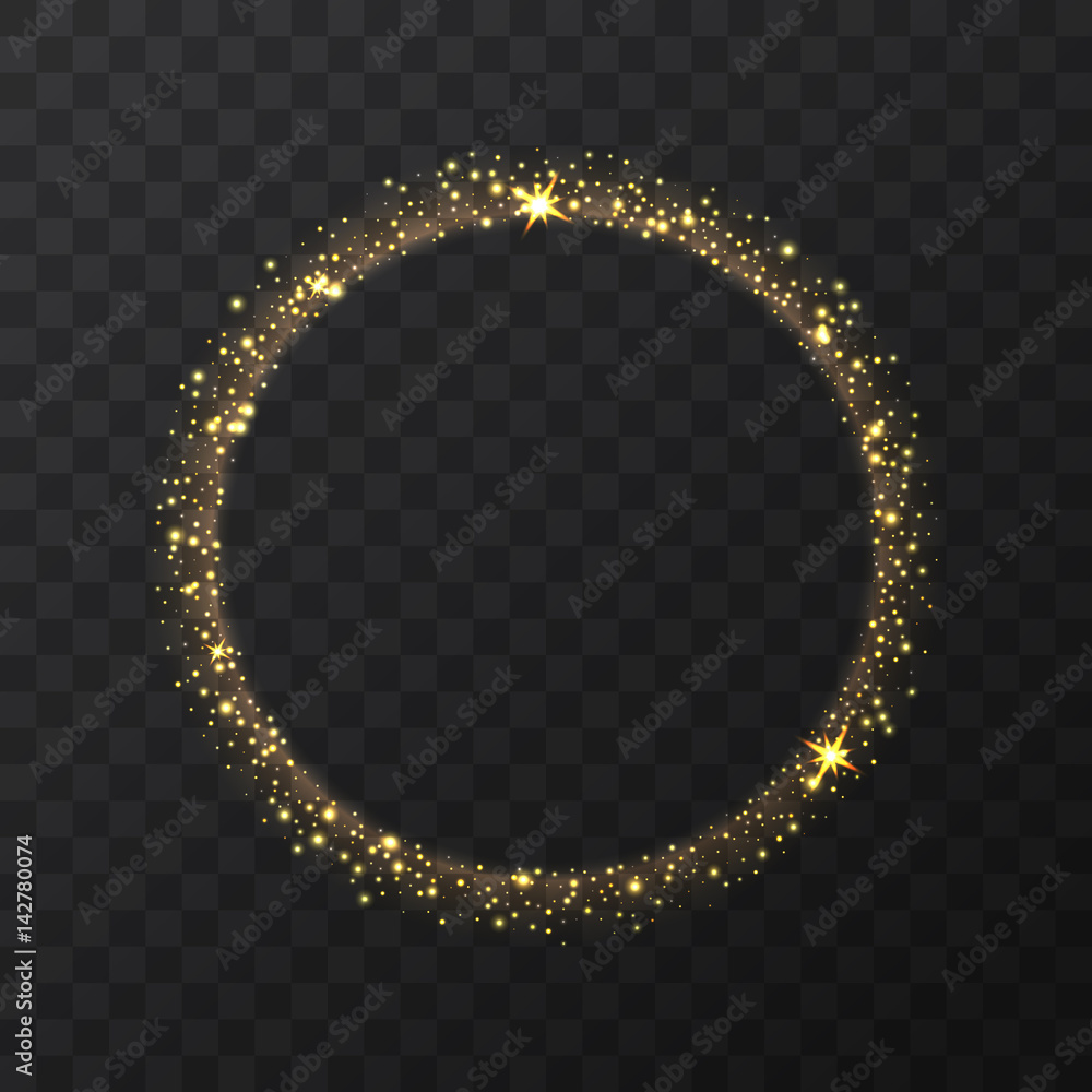 Abstract Light Gold Vector Circle On Transparent Background Round Shining Glitter Circular Light Frame Beautiful Abstract Golden Luxury Light Ring Of Stars Eclipse Vector Illustration Stock Vector Adobe Stock Abstract Light Gold Vector Circle On Transparent Background Round Shining Glitter Circular Light Frame Beautiful Abstract Golden Luxury Light Ring Of Stars Eclipse Vector Illustration Stock Vector Adobe Stock