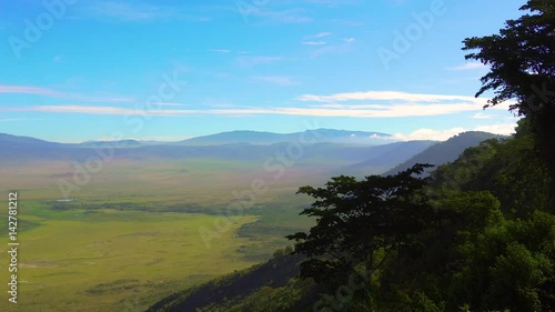 Landscape of Ngorongoro crater