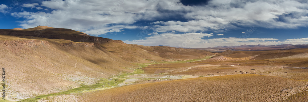 Panorama of the San Agustin valley
