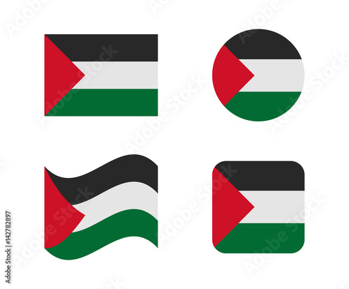 set 4 flags of palestine Free Download set 4 flags of palestine - GFXLoad