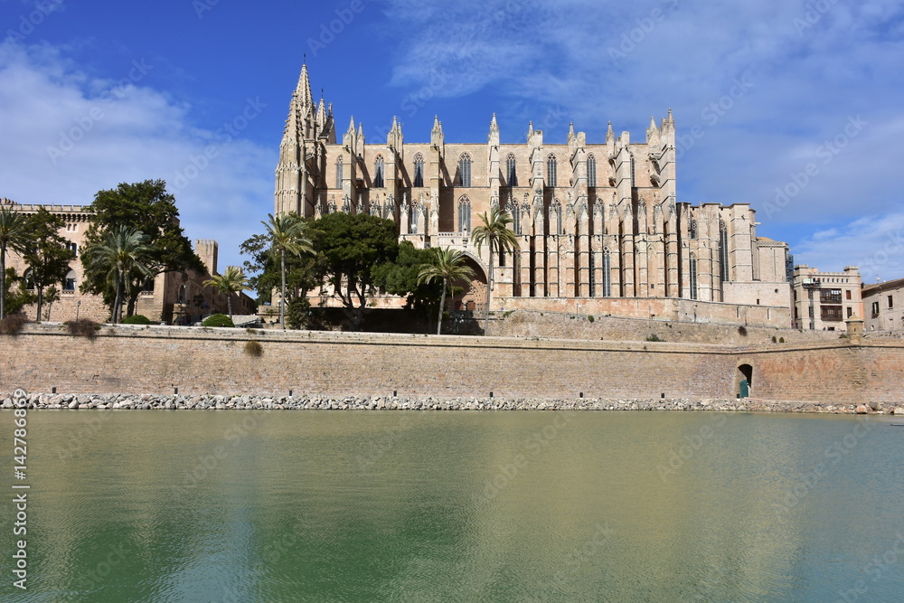 basilica La Seu,Palma del Malorca,Island Majorca,Spain