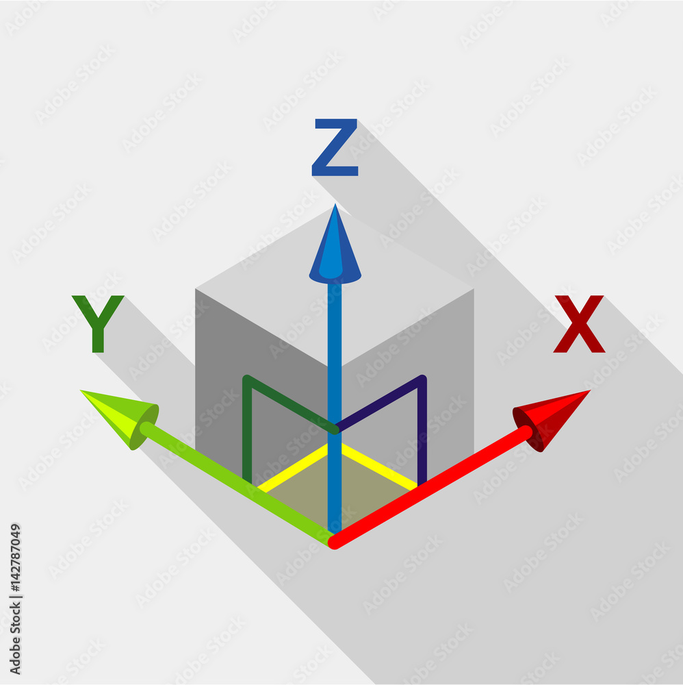Area or size dimension icon, flat style Area or size dimension icon, flat style