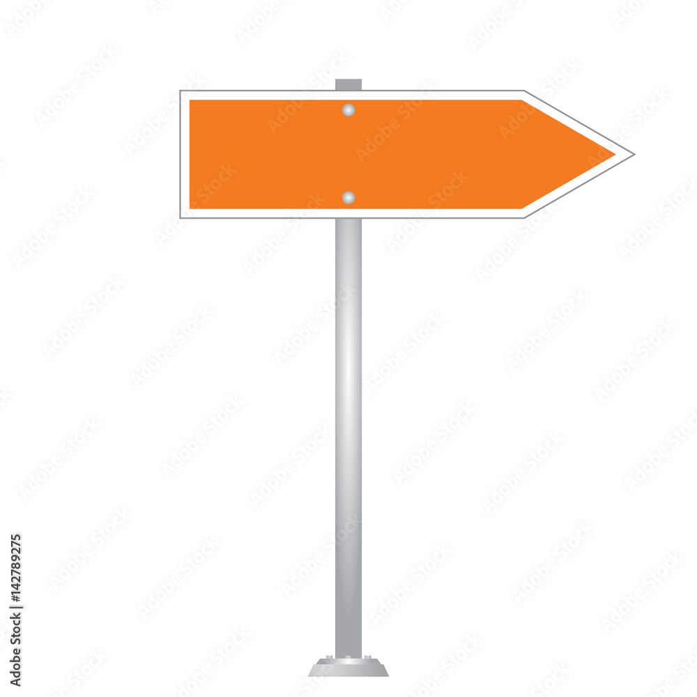 Blank Road Sign Board isolated on white background vector
Blank Road Sign Board isolated on white background vector