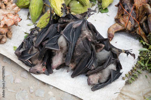 Bats at market