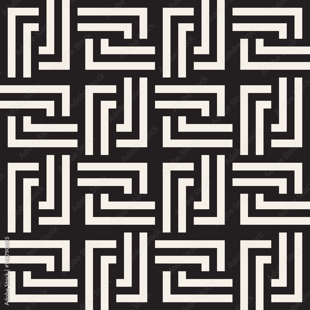 Seamless Vector Pattern. Abstract Geometric Background. Linear Grid Structure.