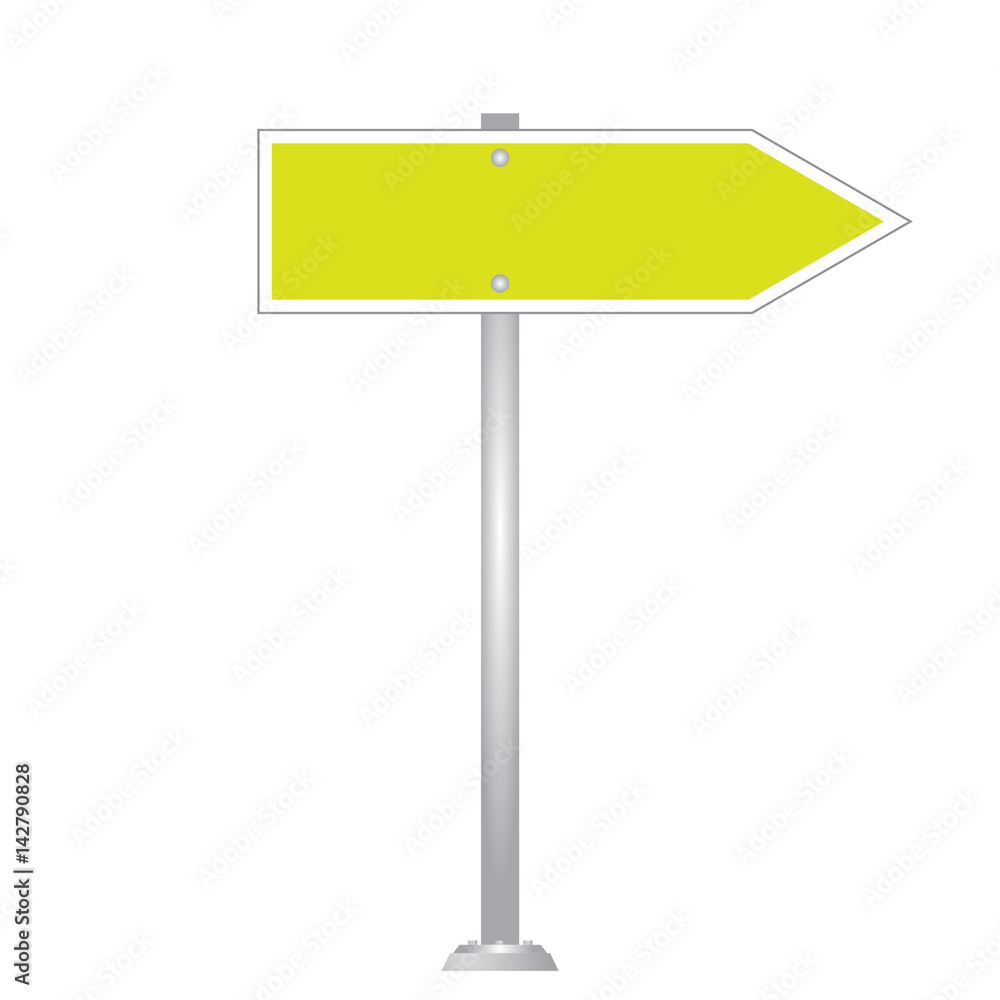 Blank Road Sign Board isolated on white background vector
Blank Road Sign Board isolated on white background vector