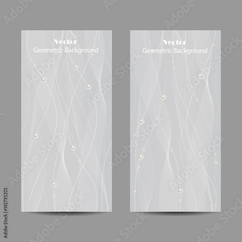 Set of vertical banners