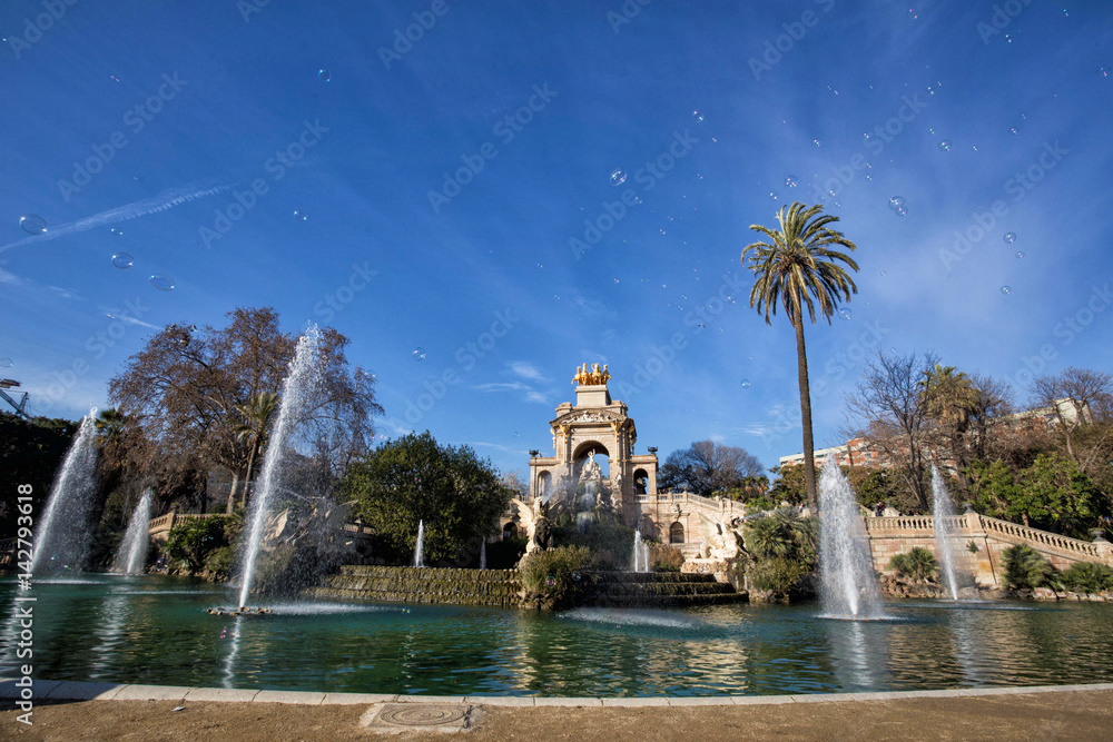 Park De La Ciutadell in Barcelona, Spain