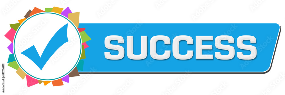 Success Random Colorful Circular Bar Success Random Colorful Circular Bar