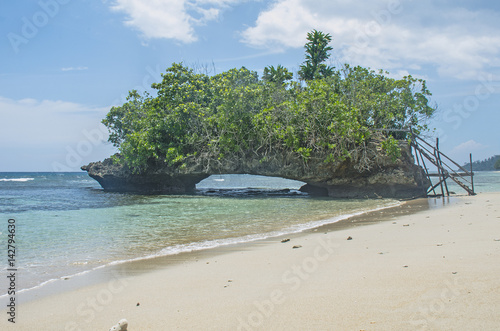 Morotai island sea landscape, Indonesia photo