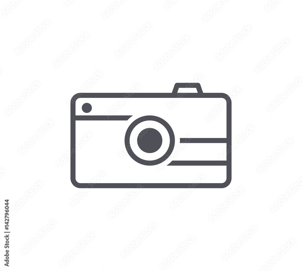 Digital Camera Line Icon